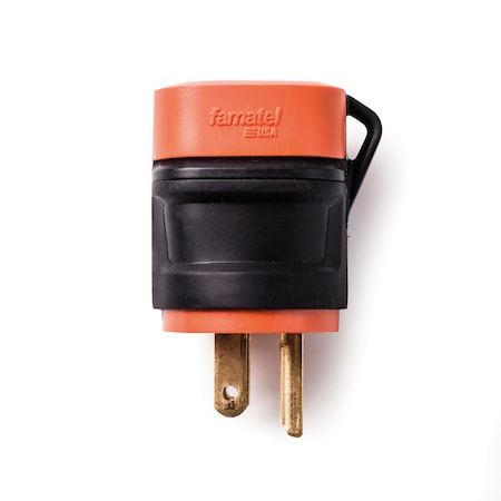 Easylife Tech 15 Amp 125V Grounded Repl Plug Heavy-Duty w/Rubber Grip UL Listed 0-1115-R